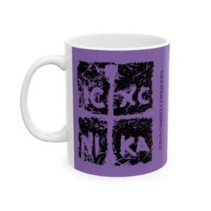 UCD Christian Ceramic Mug Jesus Christ Conquers