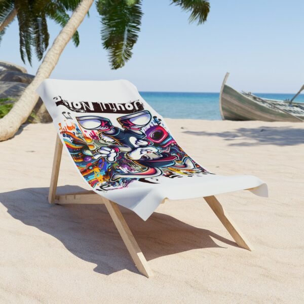 UCD Christian Beach Towel Make a Joyful Noise Bunny - Image 2