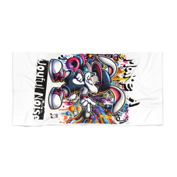 UCD Christian Beach Towel Make a Joyful Noise Bunny