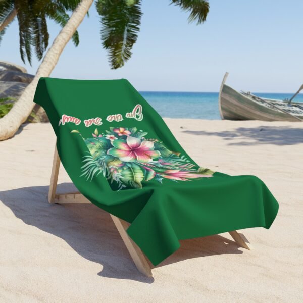UCD Christian Beach Towel On the 3rd Day Floral - Image 4