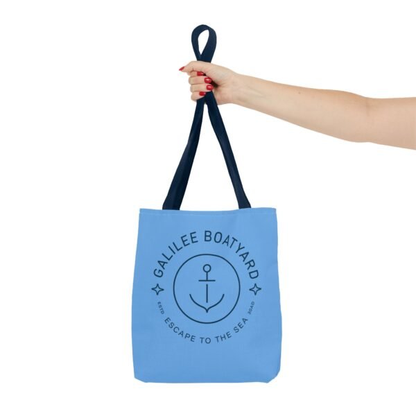 UCD Christian Nautical Tote Bag Galilee Boatyard - Image 3
