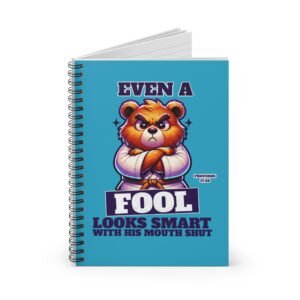 UCD Christian Spiral Notebook Proverbs 17:28