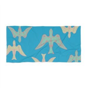 UCD Christian Beach Towel Doves of Peace