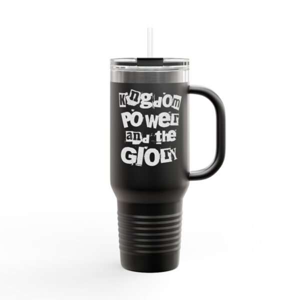 UCD Christian 40oz Travel Mug Kingdom Power & Glory - Image 10