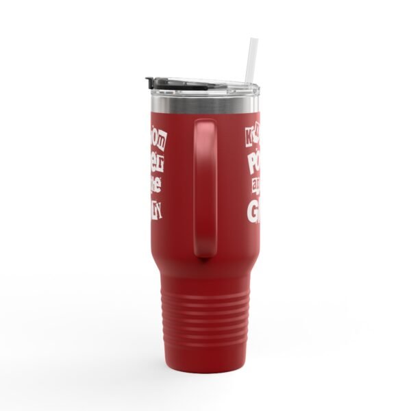 UCD Christian 40oz Travel Mug Kingdom Power & Glory - Image 7