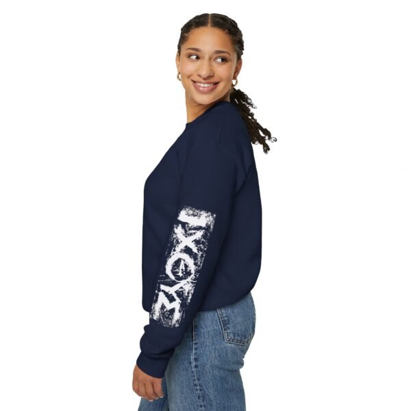 UCD Christian Sweatshirt IOXYE on Sleeve - Image 2