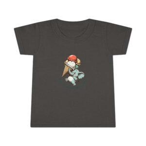 Elephant with Ice Cream Cone Give Thanks Toddler T-shirt