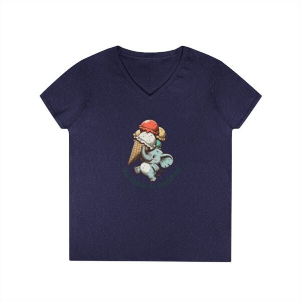 Give Thanks Ice Cream - Christian V-Neck T-Shirt - UCD - Image 13