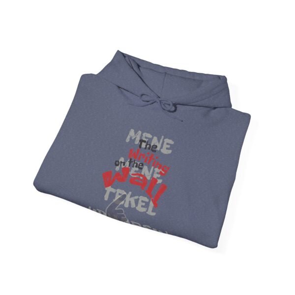 Writing on the wall - Christian Hooded Sweatshirt - UCD - Image 3