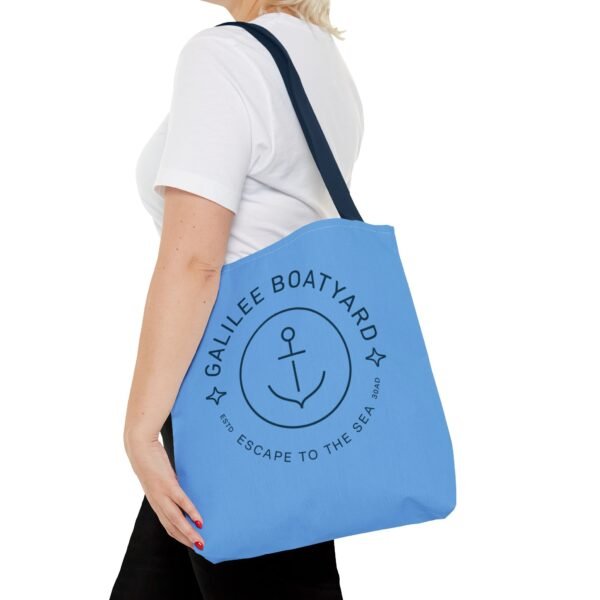 UCD Christian Nautical Tote Bag Galilee Boatyard - Image 7