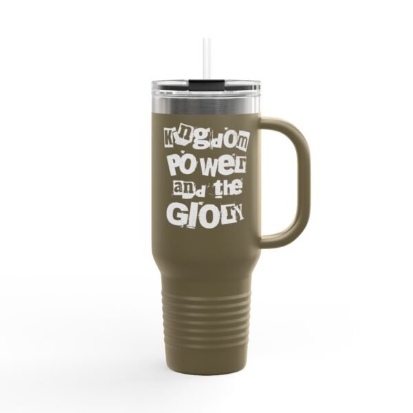 UCD Christian 40oz Travel Mug Kingdom Power & Glory - Image 16