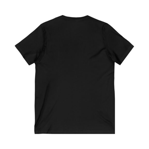 Vibrant Graphic V-Neck Tee - Casual Unisex Tee, Trendy Streetwear, Birthday Gift, Music Inspired Apparel, Relaxed Fit Top, Everyday Wear - Image 2