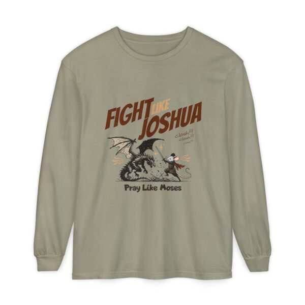 UCD Christian Long Sleeve Fight Like Joshua - Image 3