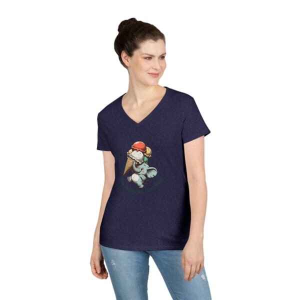 Give Thanks Ice Cream - Christian V-Neck T-Shirt - UCD - Image 15
