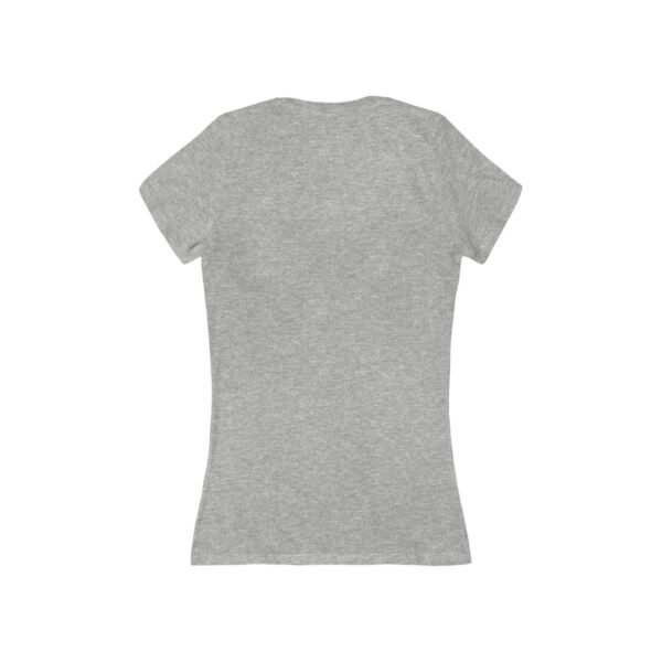 Give Thanks Elephant & Ice Cream Cone Women's Jersey V-Neck Tee - Image 2