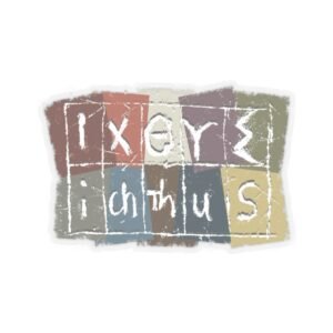 UCD Christian Sticker IXOYE ICHTHUS