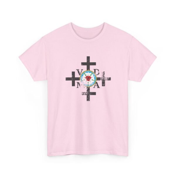 UCD Christian T-shirt Cross Lutheran Rose VDMA - Image 9