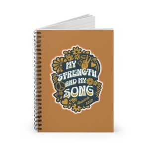 UCD Christian Lined Spiral Notebook Strength and my Song