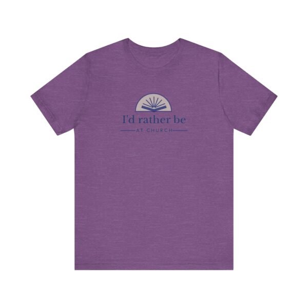 UCD Christian T-shirt  Rather Be at Church - Image 9