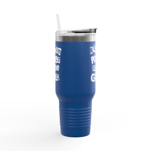 UCD Christian 40oz Travel Mug Kingdom Power & Glory - Image 2