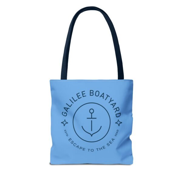 UCD Christian Nautical Tote Bag Galilee Boatyard - Image 2