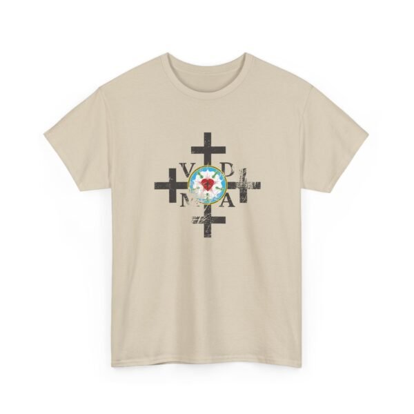UCD Christian T-shirt Cross Lutheran Rose VDMA - Image 5