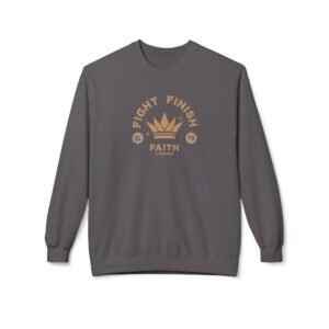 UCD Christian Sweatshirt  Fight Finish Faith