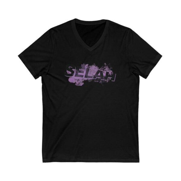 Vibrant Graphic V-Neck Tee - Casual Unisex Tee, Trendy Streetwear, Birthday Gift, Music Inspired Apparel, Relaxed Fit Top, Everyday Wear