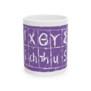 UCD Christian mug IXOYE ichthus