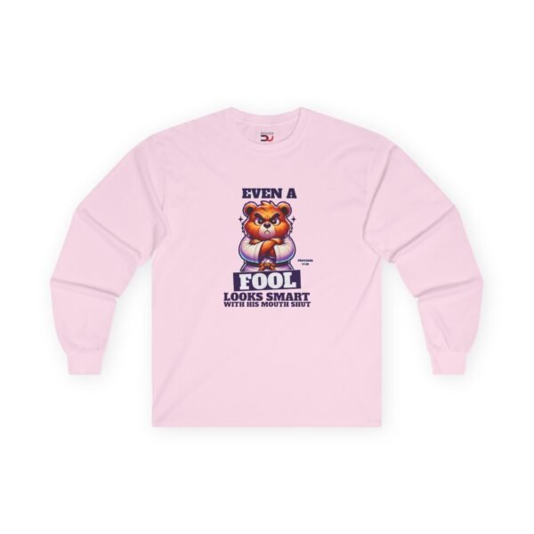 Proverbs 17:28  Long Sleeve Tee  - UCD - Image 7