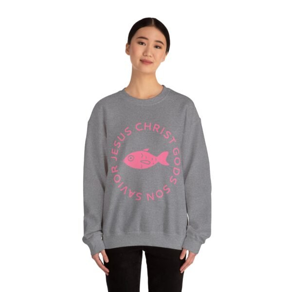 Jesus Christ God's Son Savior - Christian Sweatshirt - UCD - Image 16
