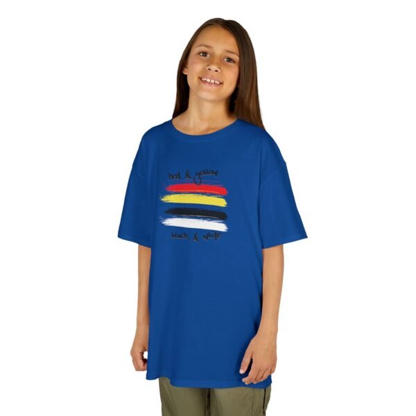 Red Yellow Black and White - Youth T-Shirt - UCD - Image 12