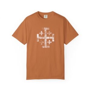 Jerusalem Cross Soft Christian T-Shirt - UCD