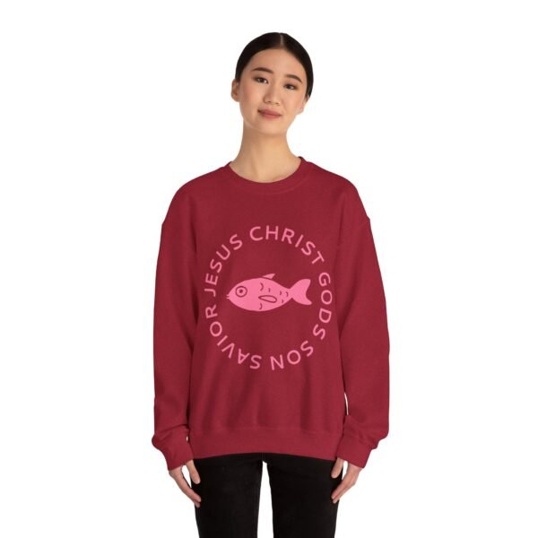Jesus Christ God's Son Savior - Christian Sweatshirt - UCD - Image 24