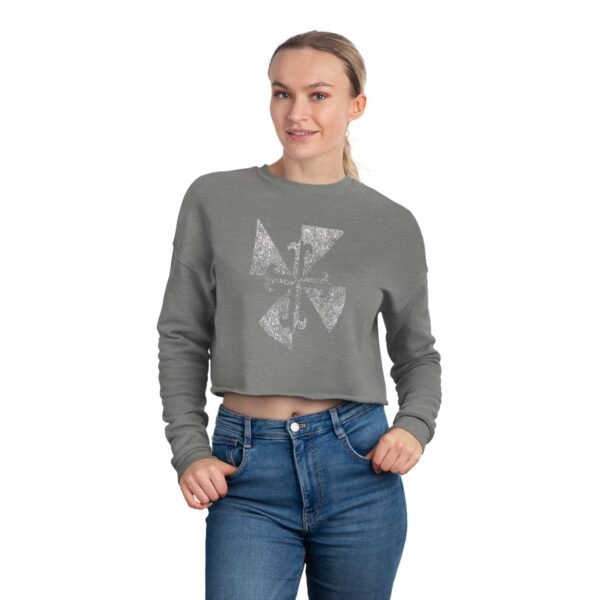 Militia of Jesus Christ - Women's Cropped Sweatshirt - UCD - Image 10