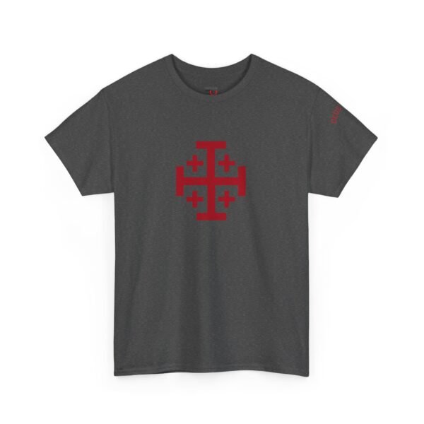 Jerusalem Cross Heavy Cotton T-Shirt - UCD - Image 7