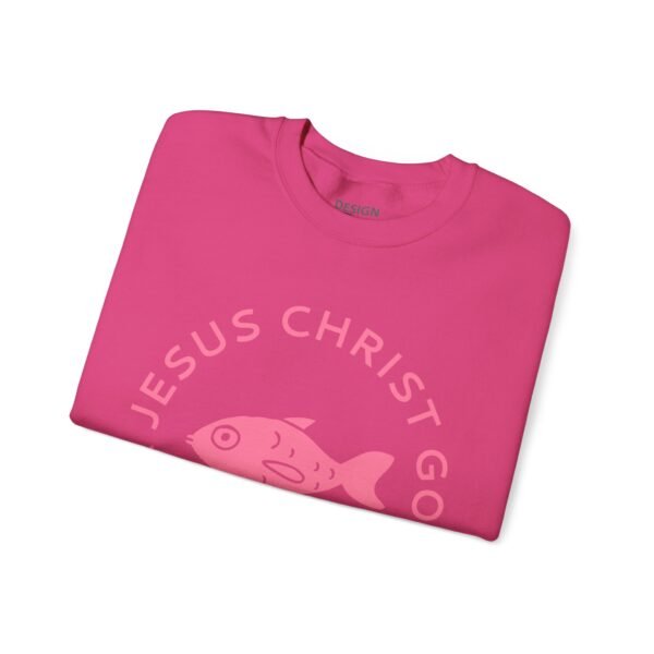 Jesus Christ God's Son Savior - Christian Sweatshirt - UCD - Image 19