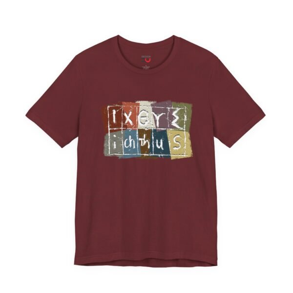 IXOYE Ichthus Block Letters T-Shirt -UCD - Image 15