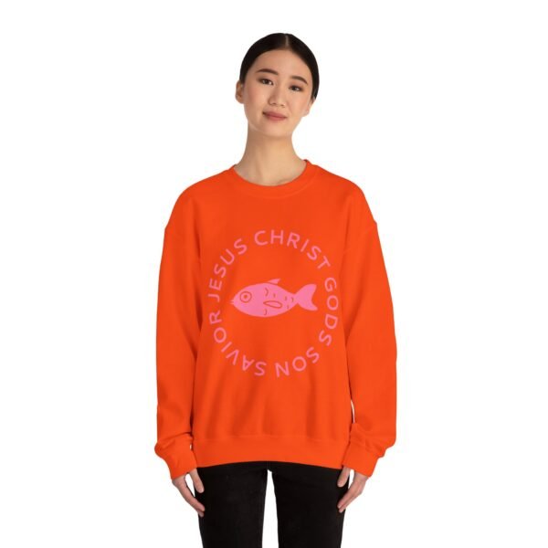 Jesus Christ God's Son Savior - Christian Sweatshirt - UCD - Image 8