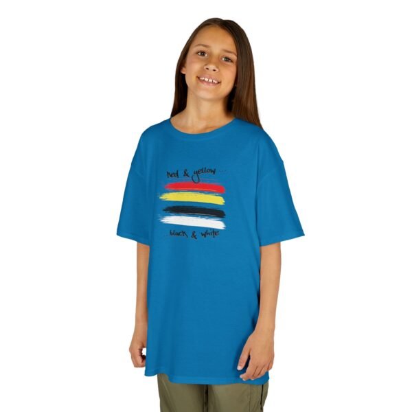 Red Yellow Black and White - Youth T-Shirt - UCD - Image 9