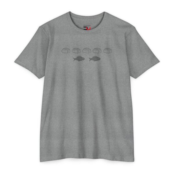 UCD Christian T-shirt Five Loaves Two Fish - Image 3
