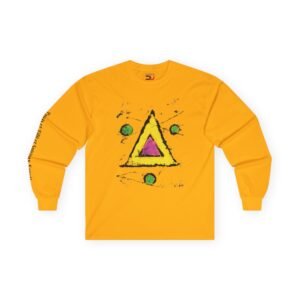 Geometric Trinity Symbol Thick Long Sleeve Tee - UCD