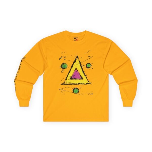 Geometric Trinity Symbol Thick Long Sleeve Tee - UCD