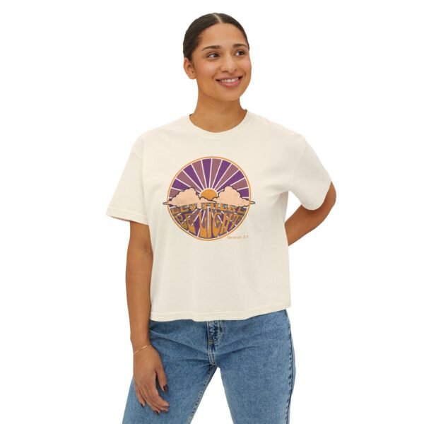 UCD Christian Boxy T-shirt Let there be Light - Image 6