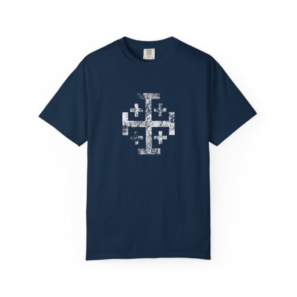 Jerusalem Cross - Soft Christian T-Shirt - UCD - Image 15
