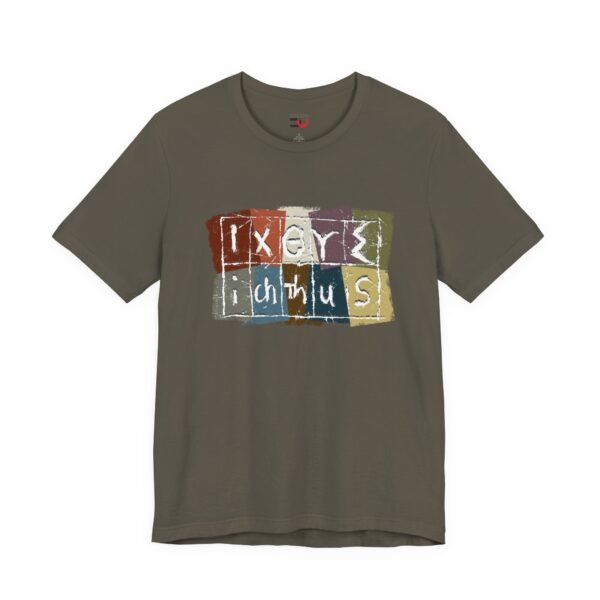 IXOYE Ichthus Block Letters T-Shirt -UCD - Image 13