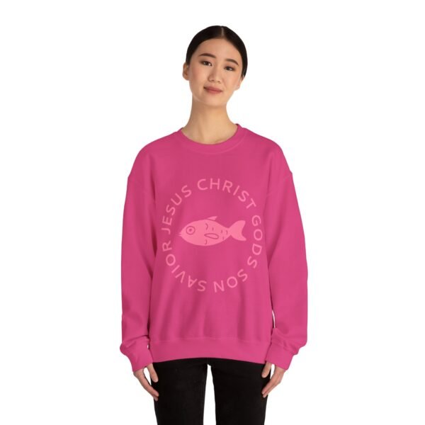 Jesus Christ God's Son Savior - Christian Sweatshirt - UCD - Image 20