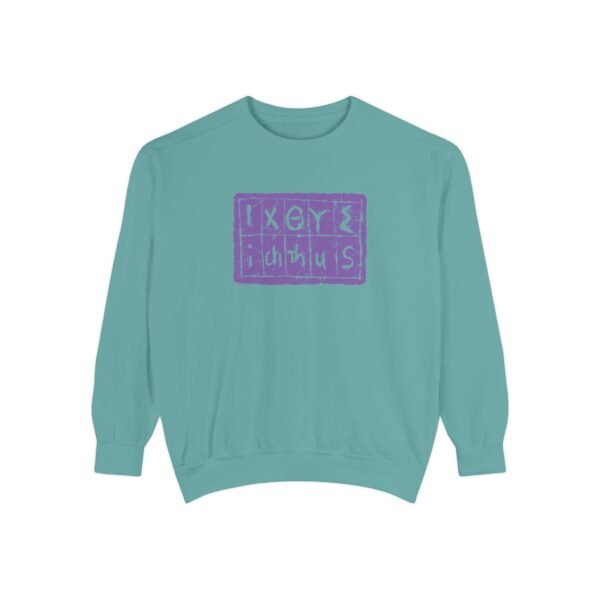 IXOYE Ichthus - Garment Dyed Sweatshirt - UCD - Image 9