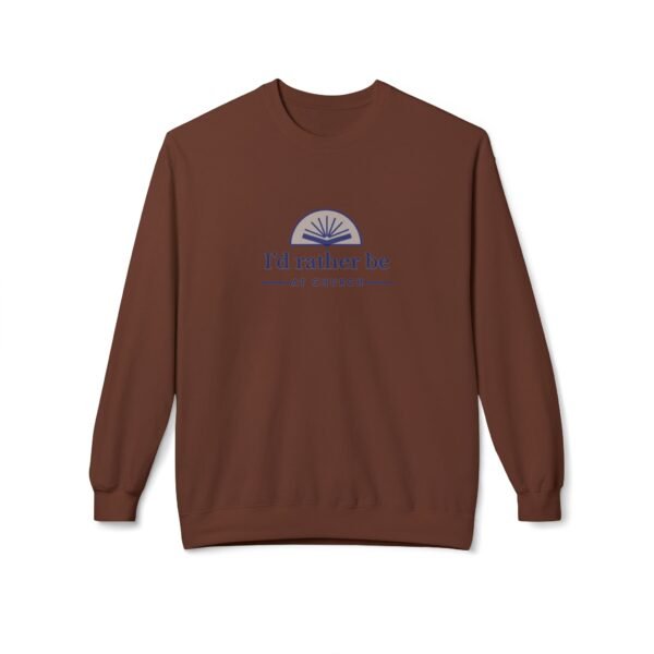 I'd Rather be at Church - Christian Sweatshirt - UCD - Image 9