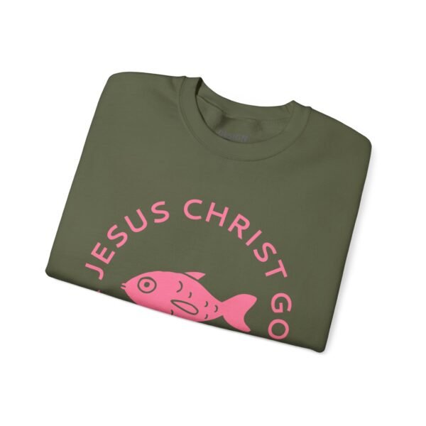 Jesus Christ God's Son Savior - Christian Sweatshirt - UCD - Image 11